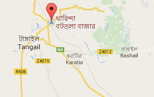 tangail_gharinda_map