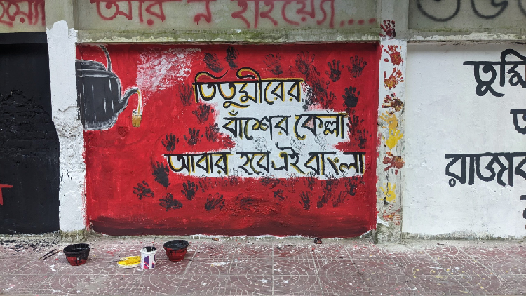 পাঠ্যবইয়ে যুক্ত হচ্ছে জুলাই অভ্যুত্থানের গ্রাফিতি