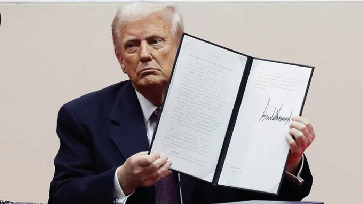 বিশ্ব স্বাস্থ্য সংস্থা থেকে বেরিয়ে যেতে ট্রাম্পের সই