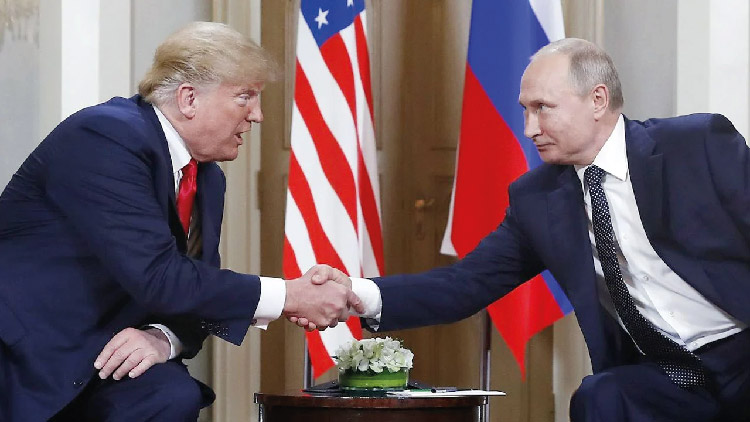 রাশিয়া-ইউক্রেন যুদ্ধ বন্ধে একমত ট্রাম্প-পুতিন