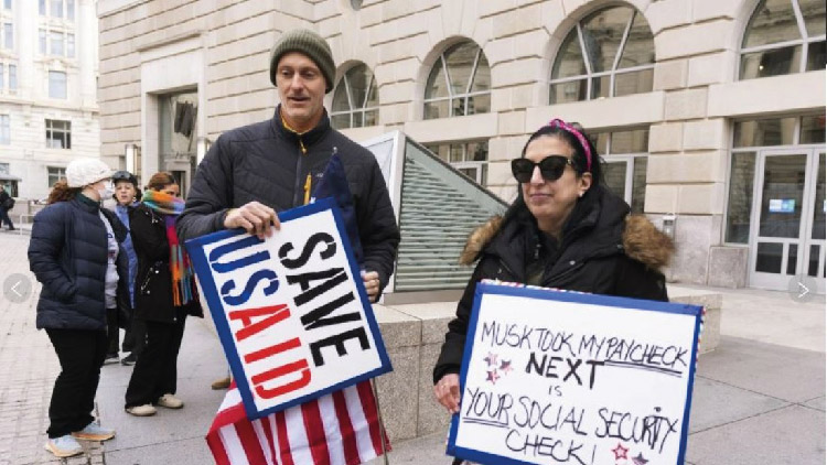 ইউএসএইড এর বেশিরভাগ কর্মী বরখাস্ত বা ছুটিতে