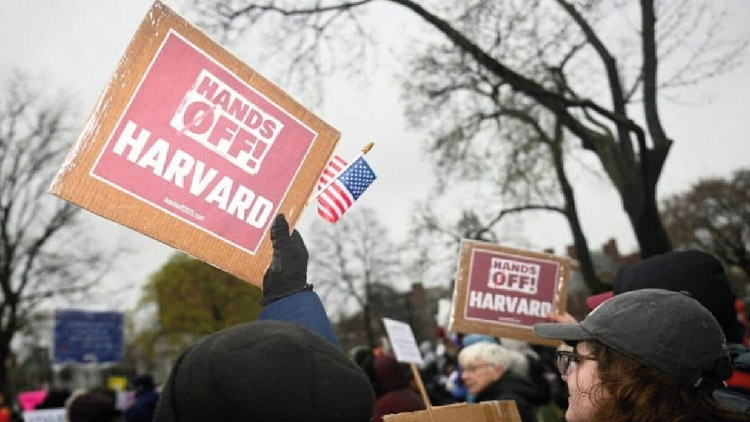 ফিলিস্তিন ইস্যুতে হার্ভার্ড বিশ্ববিদ্যালয়ের অর্থ সহায়তা স্থগিত ট্রাম্প প্রশাসনের