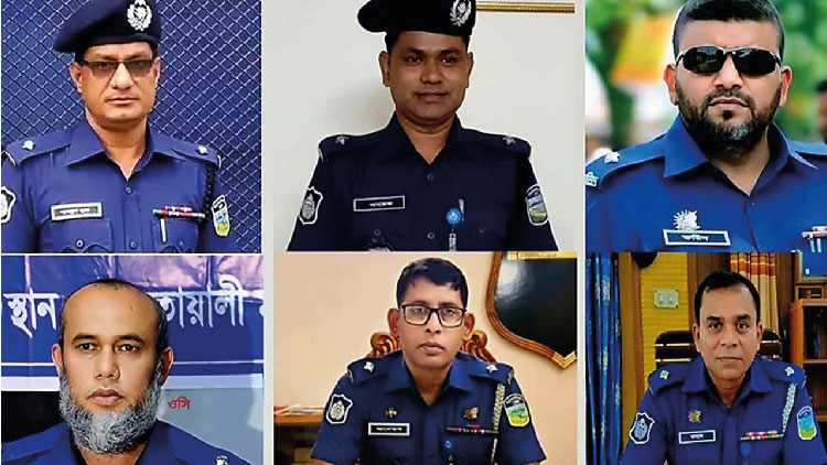 ময়মনসিংহে ৬ থানার ওসিকে একযোগে বদলি
